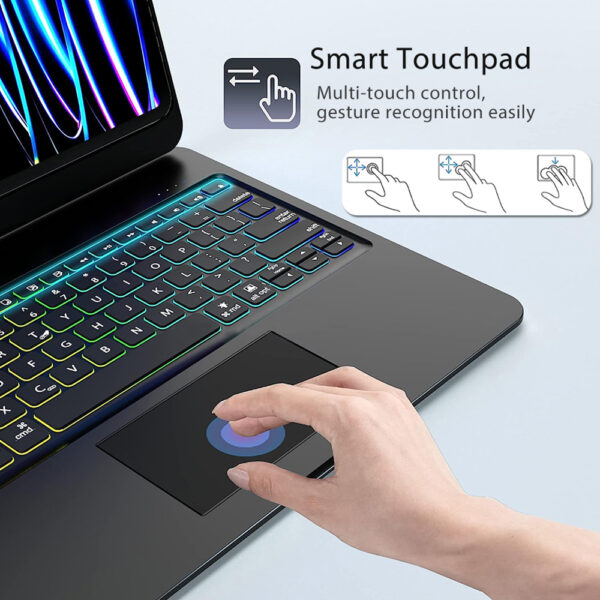 Funda Magnetica c/teclado 11" iPad Air y Pro - Image 3