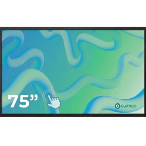 Monitor Tactil Multitouch 75" Interactivo 20 Toques Carteleria